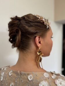 Hochsteckfrisur mit Brünettem Haar